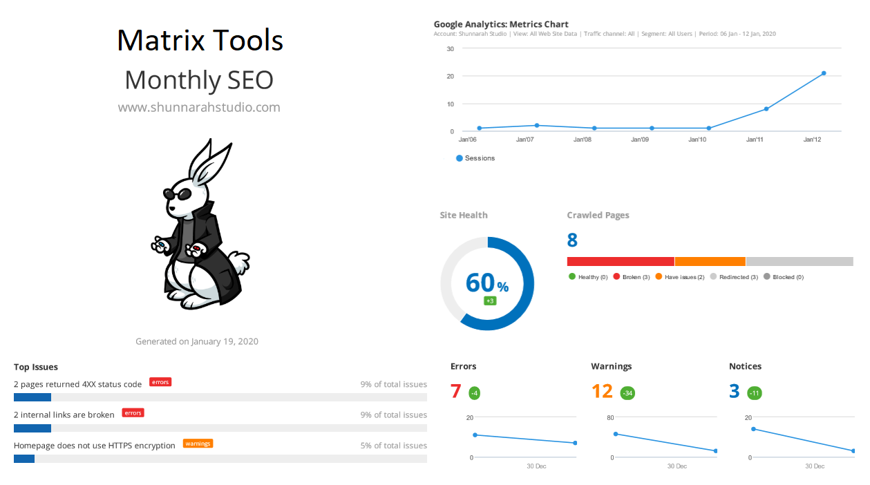 Monthly SEO Dashboards and Reports